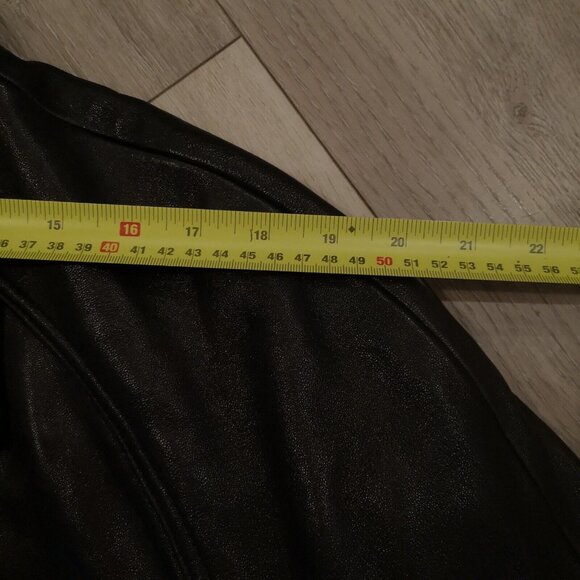 Vintage Y2K Calvin Klein Buttery Black Soft Leather Bomber Jacket Coat 90s XL - Picture 10 of 16